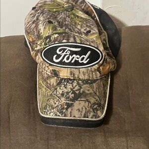 Ford Camouflage Cap with Black Logo